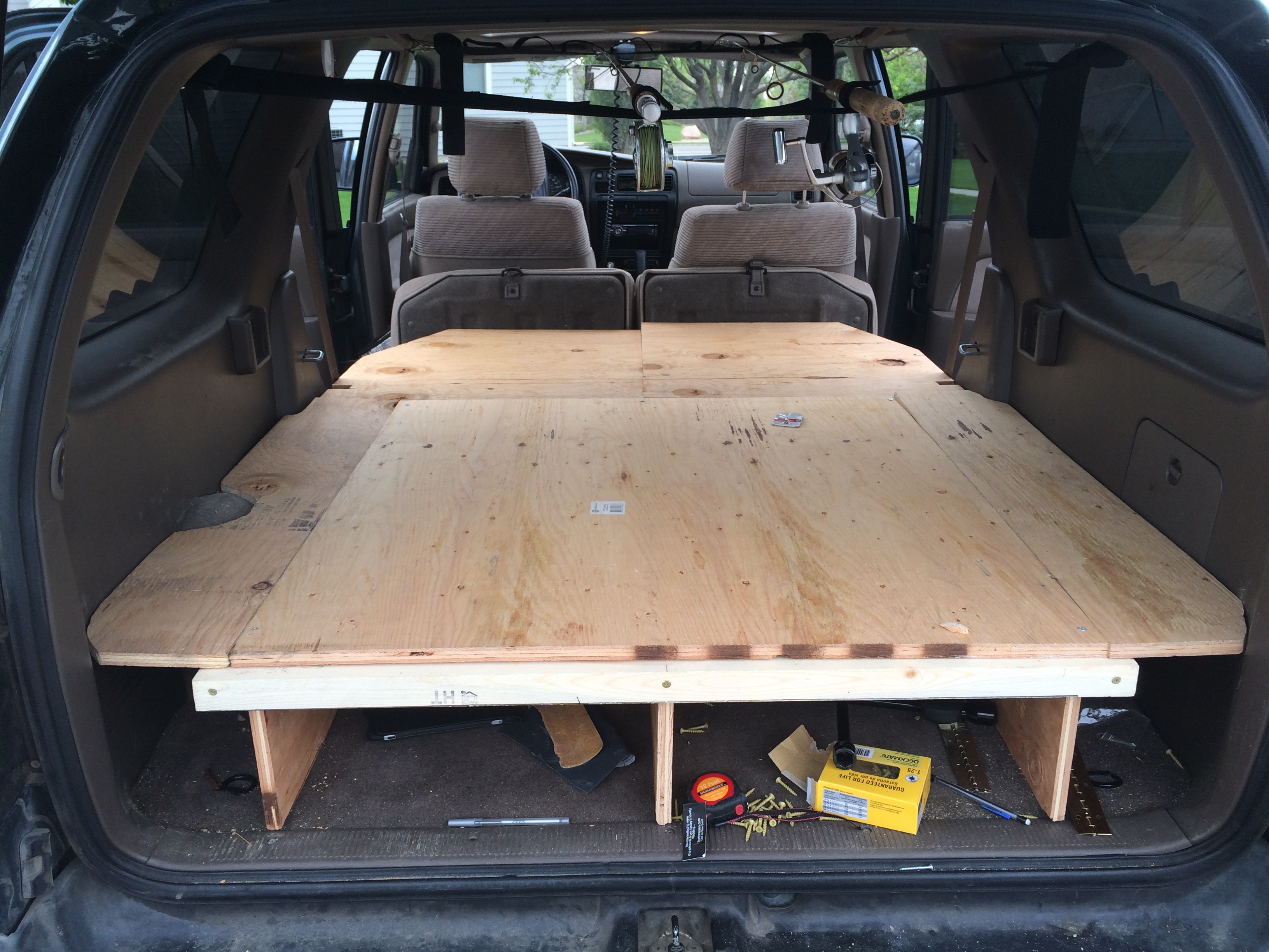 How to build a 4runner Sleeping and Storage area - Fort Collins Wedding ...