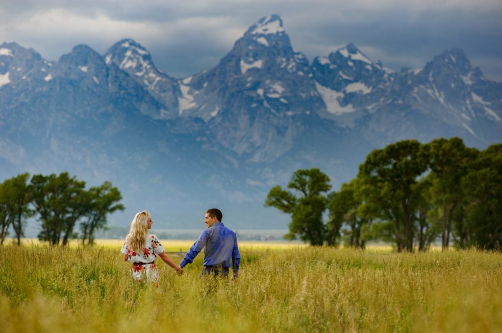 grand tetons engagement photos