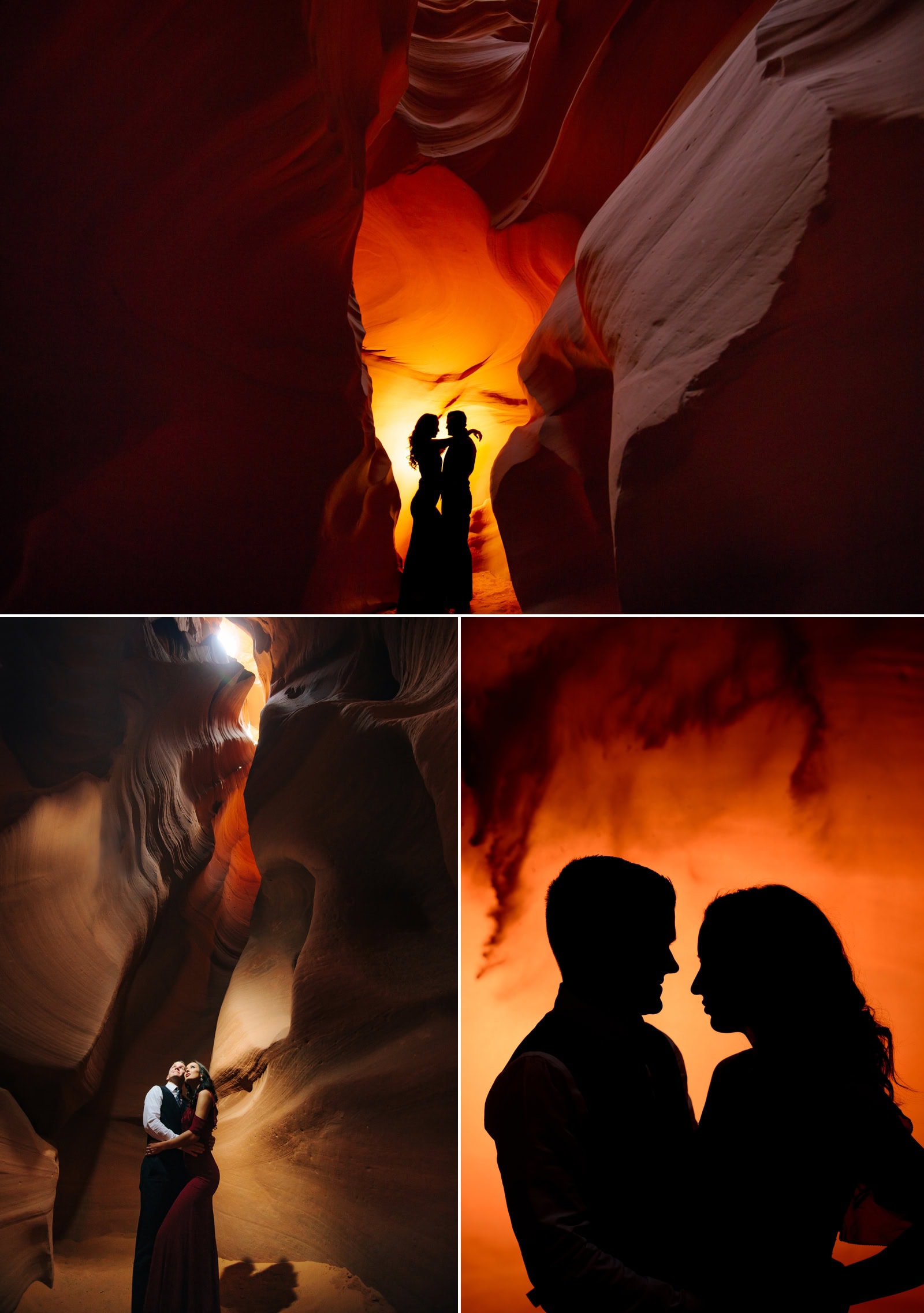 antelope canyon engagement session