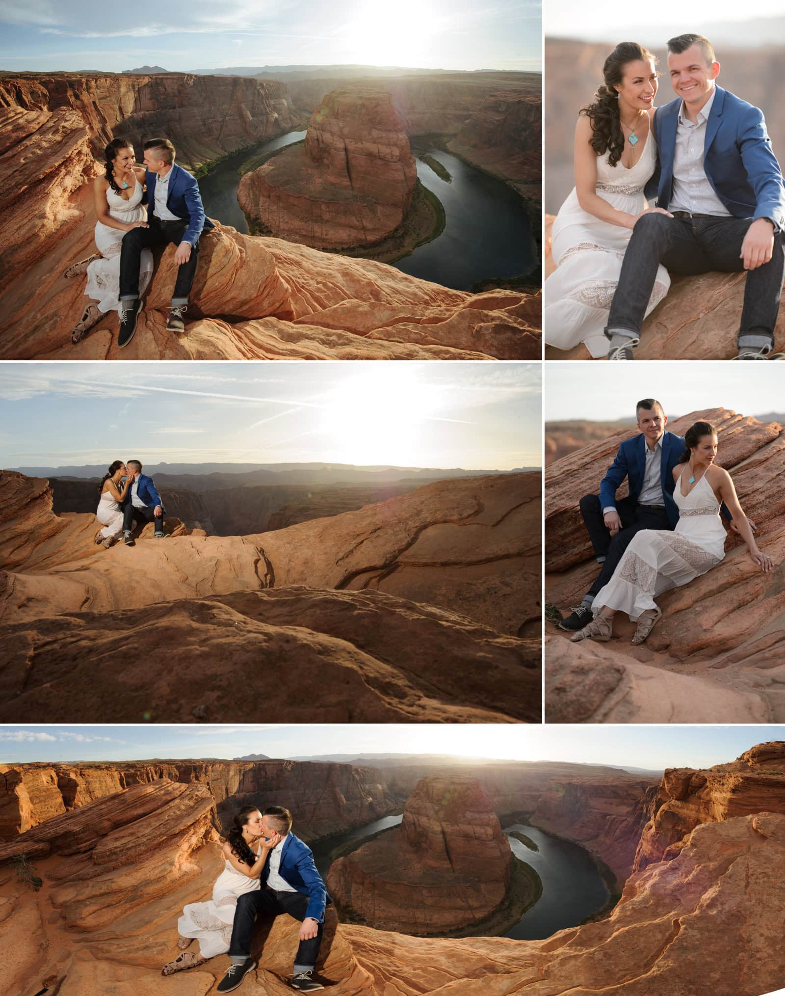 horseshoe bend engagement session