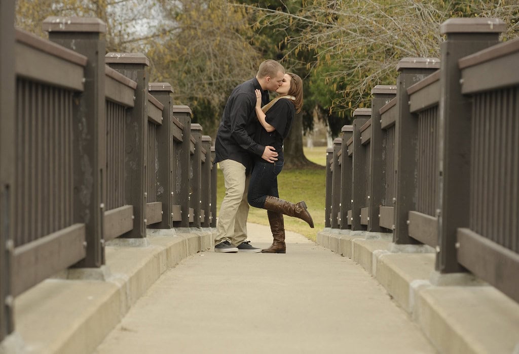 romantic engagement photography